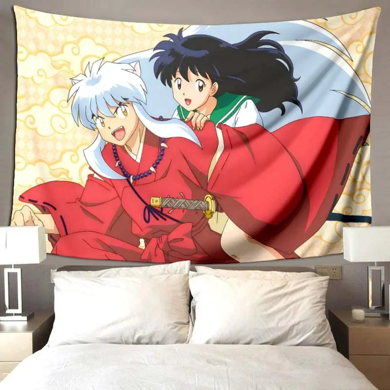 

3D printing Inuyasha blanket Living room bedroom home decor children's room soft and comfortable baby blanket birthday gift