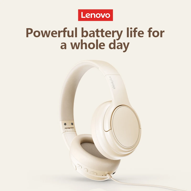 Original Lenovo 5.3 Wireless Bluetooth Headset TH20 Gaming Dual Mode Foldable Sport Headphone HIFI Sound Music Earphone 2023 New image 6