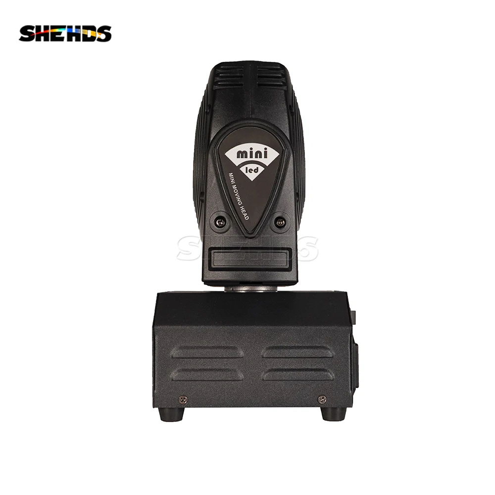 Imagem -04 - Shehds Mini Led Spot Beam 10w Moving Head Light Dmx512 Strobe para Casa Disco Bar Stage Wedding Show