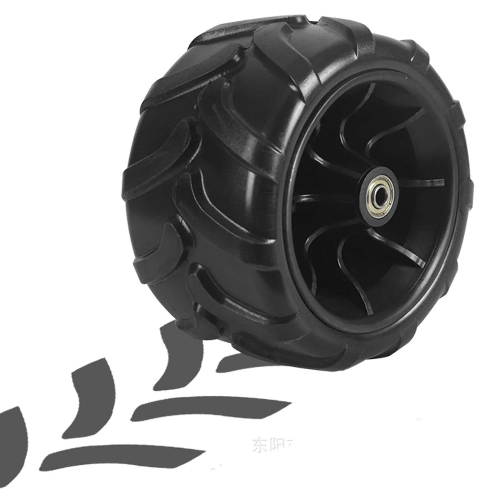 Branded New Replacement Wheel Double Bearing Black Camping Material PU Outdoor Pattern 1/2/3 Sand Or Grass Tool