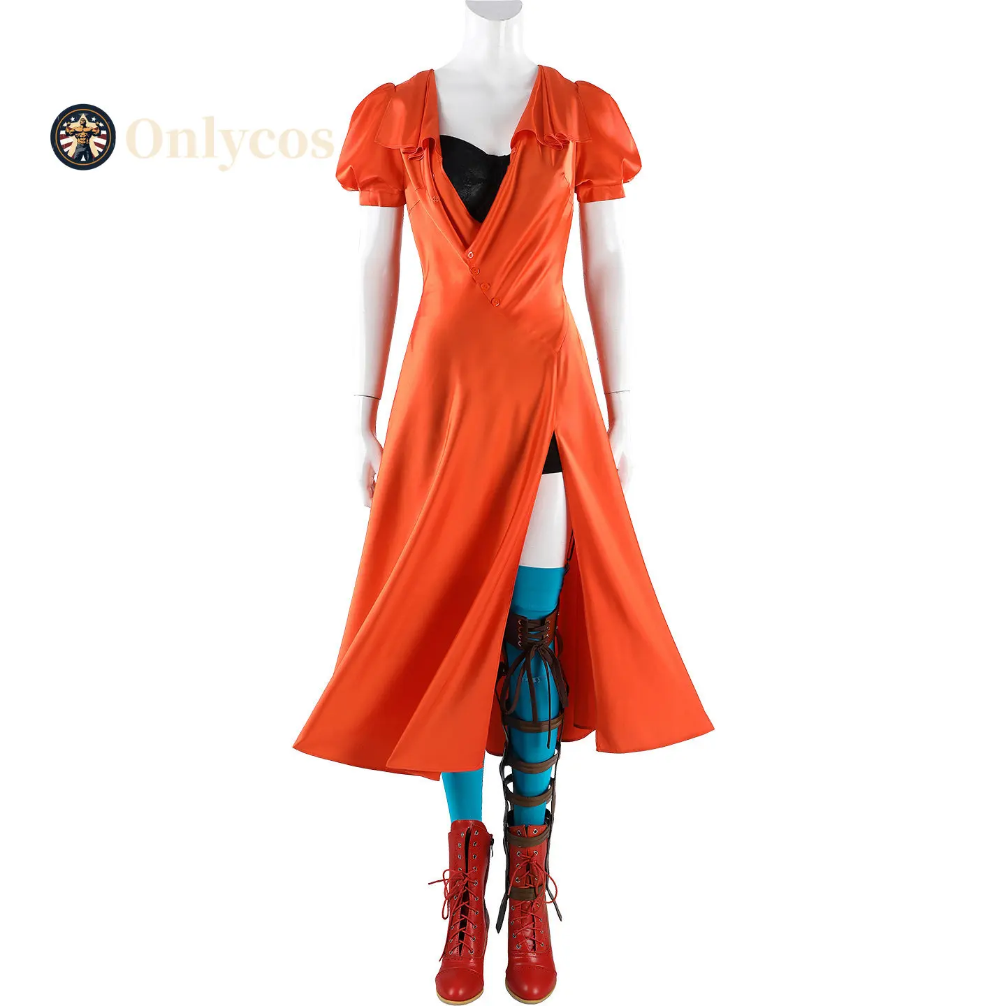 The Bride! Mary Shelley Cosplay Costume  Role Play Women Girls Halloween Party Dress Suit Full Set Onlycos view 5