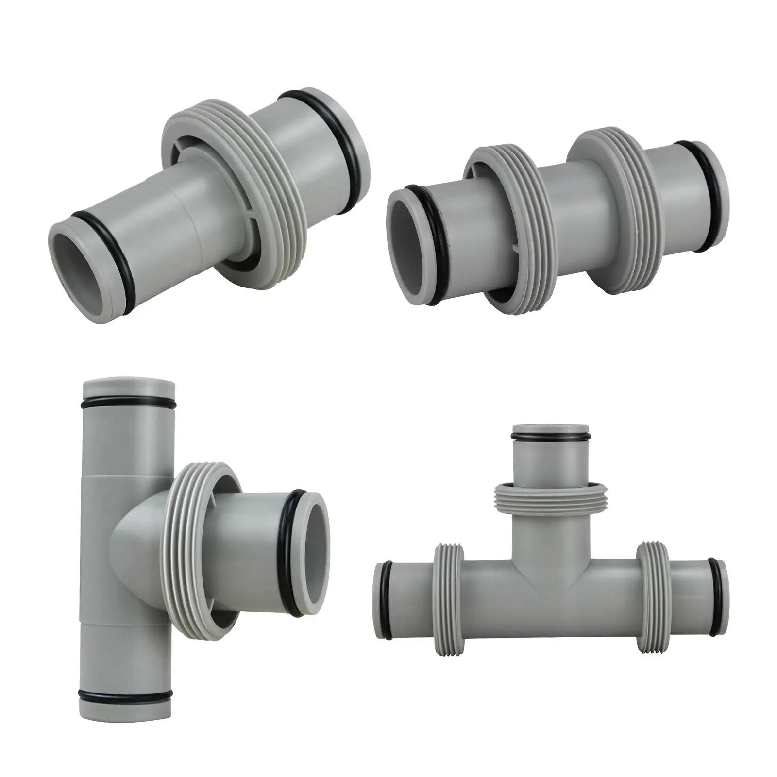 Pool Hose Adapter PP Material Clamp Conversion Fitting for Intex Filter Pumps Outdoor Swimming Pool Accessory