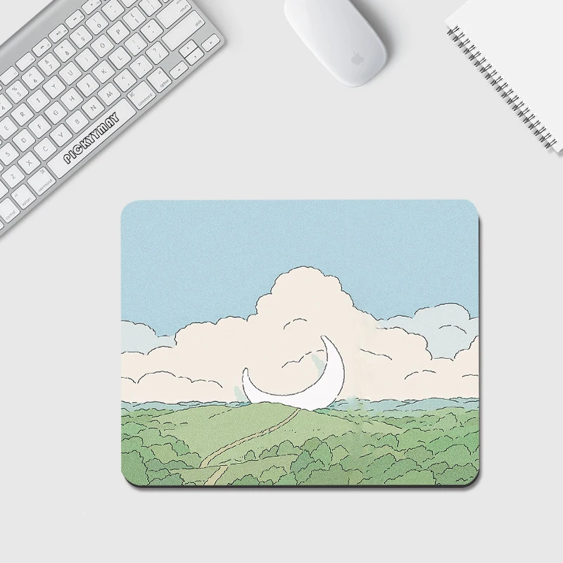 

Plant Small Mouse Pad Office XS Mousepad Cute Laptop Mouse Mat 20x25cm Little Rubber Desk Pad Design