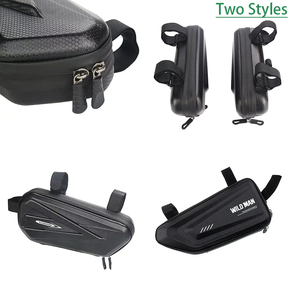 Motorcycle Hard Shell Frame Side Bag Waterproof Moto Tool Storage Bag Universal Motorcycle Side Luggage Pouch 2 Styles Optional