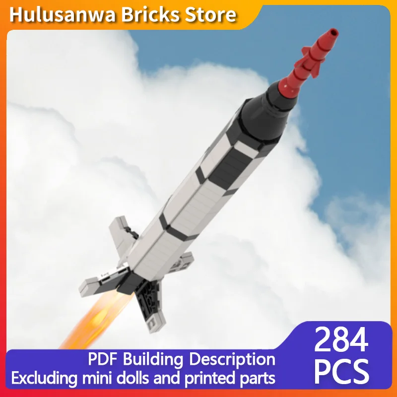 

Конструктор MOC «Космическая ракета Redstone»: Модульные строительные блоки, военная техника, технологичные подарки, набор для сборки, детские игрушки для праздников