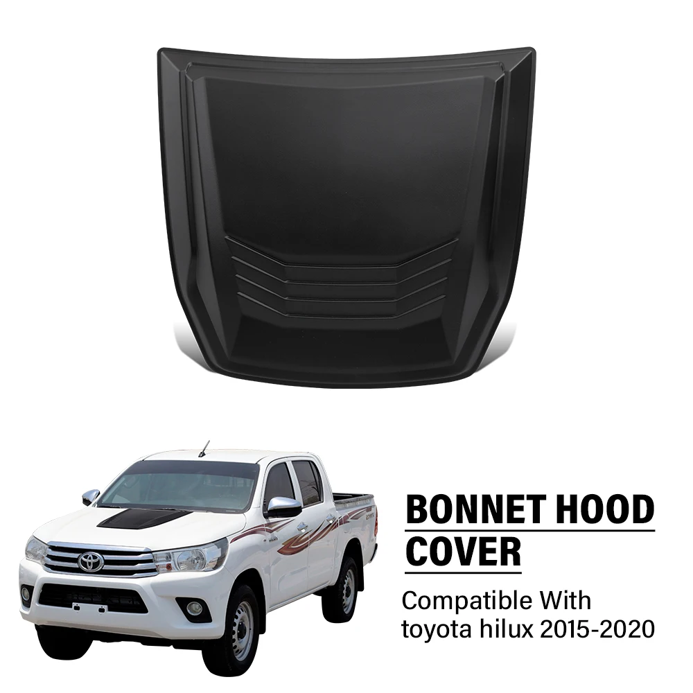 Scoop Bonnet Protector Bonnet Scoop Hoods Cover For Toyota Hilux 2015 2016 2017 2018 2019 2020 Car Accessories