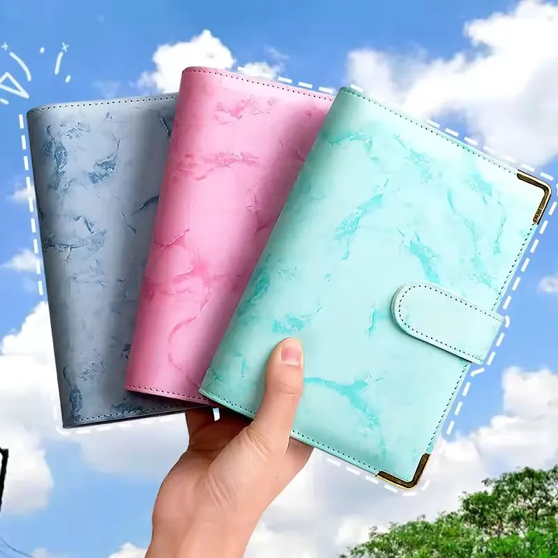 A6 binders, Budget Binder, 6 Ring Binder, Notebook Binder, Planner Binder with Magnetic Buckle Closure