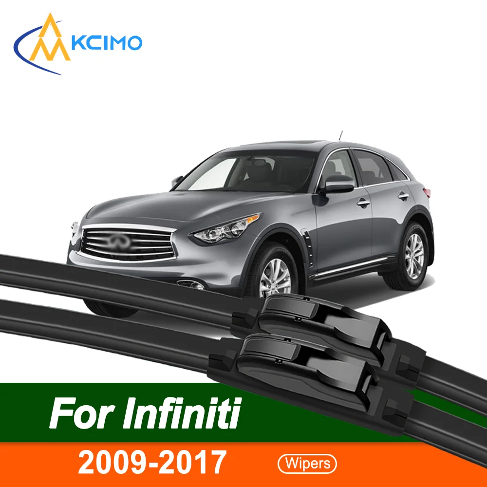 

2pcs Front Windshield Wiper Blades for Infiniti FX S51 2009-2017 Infiniti QX70 2013-2019 Auto Car Windshield Wiper Accessories