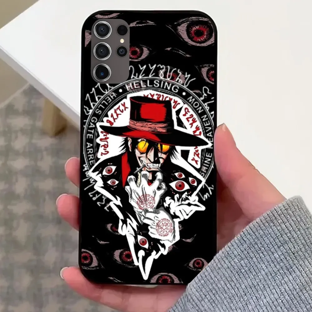 Anime A-Alucard Hellsing Phone Case For Samsung Galaxy S22 S24 S23 S30 Note 20 10 Plus LITE FE ULTRA Shell