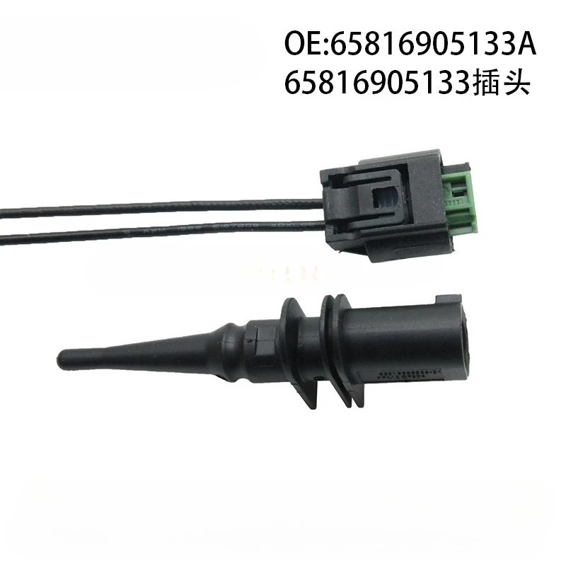 

65816905133+65816905133 Black Outside Ambient Air Temperature Sensor Pigtail Fit For BMW 1 6 7 Series E39 Air Intakes