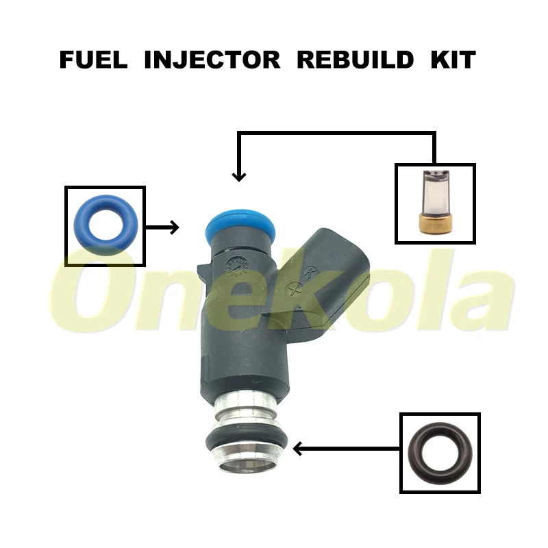 

Ремкомплект для обслуживания топливных форсунок, фильтры, уплотнения уплотнений, для GMC, Chevrolet 4,8 л, 5,3 л, 12613411, 28102455