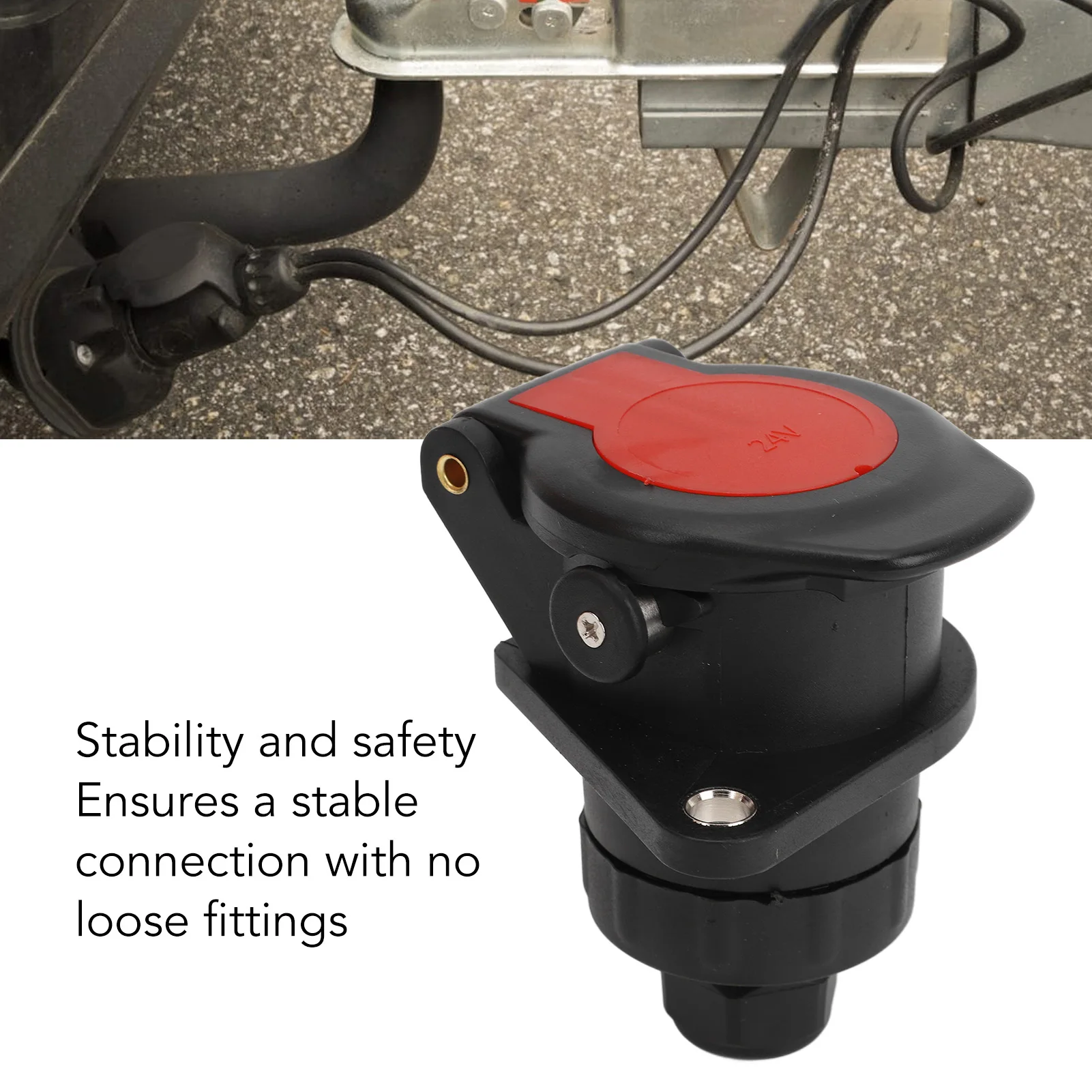 24 فولت 15pin مقطورة التوصيل موصل مقبس محول أداء مستقر لقارب القافلة RV