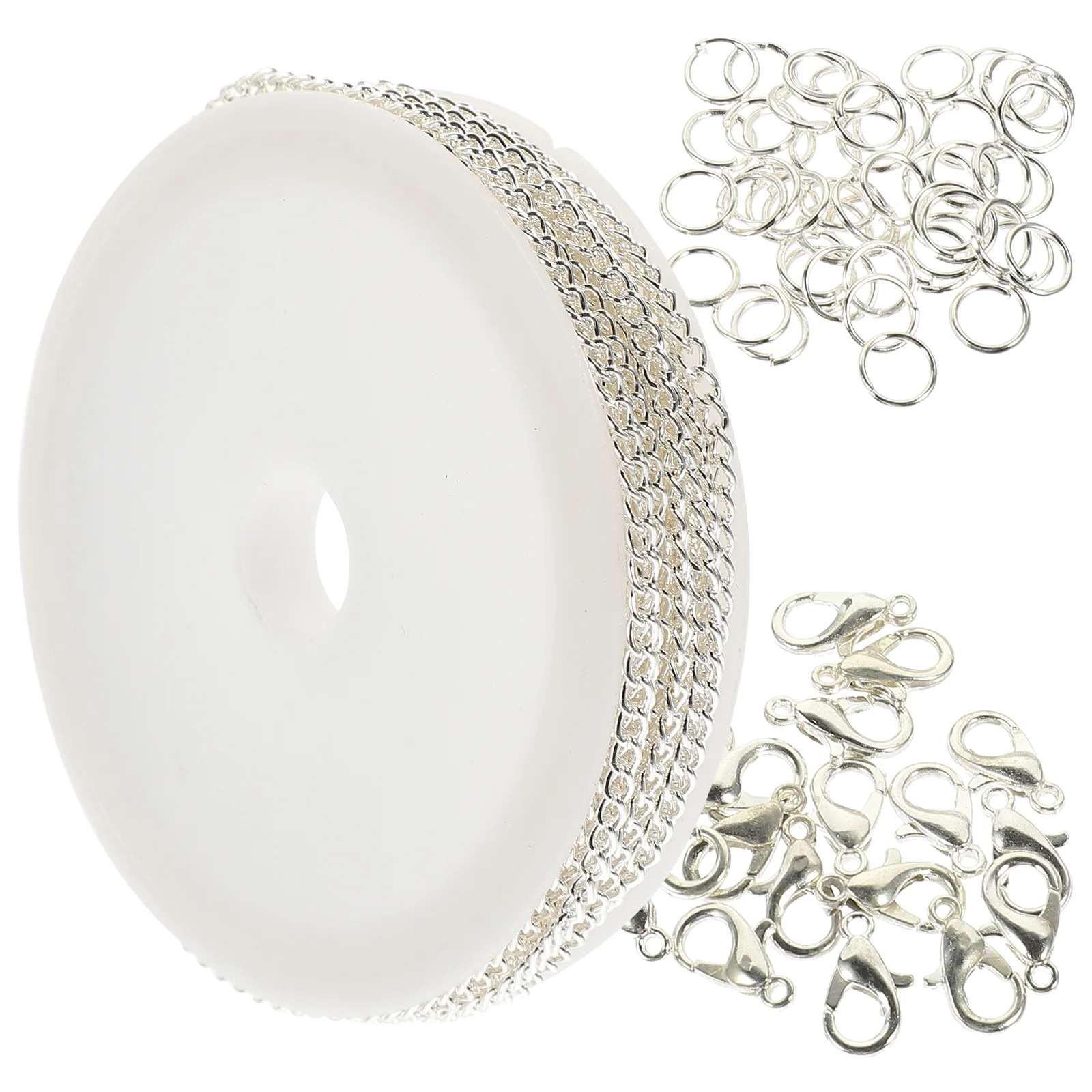 Jewelry Making Chains DIY Lobster Clasps Exquisite Iron Material Strong Holding Strength Necklace Bracelet Craft Kit