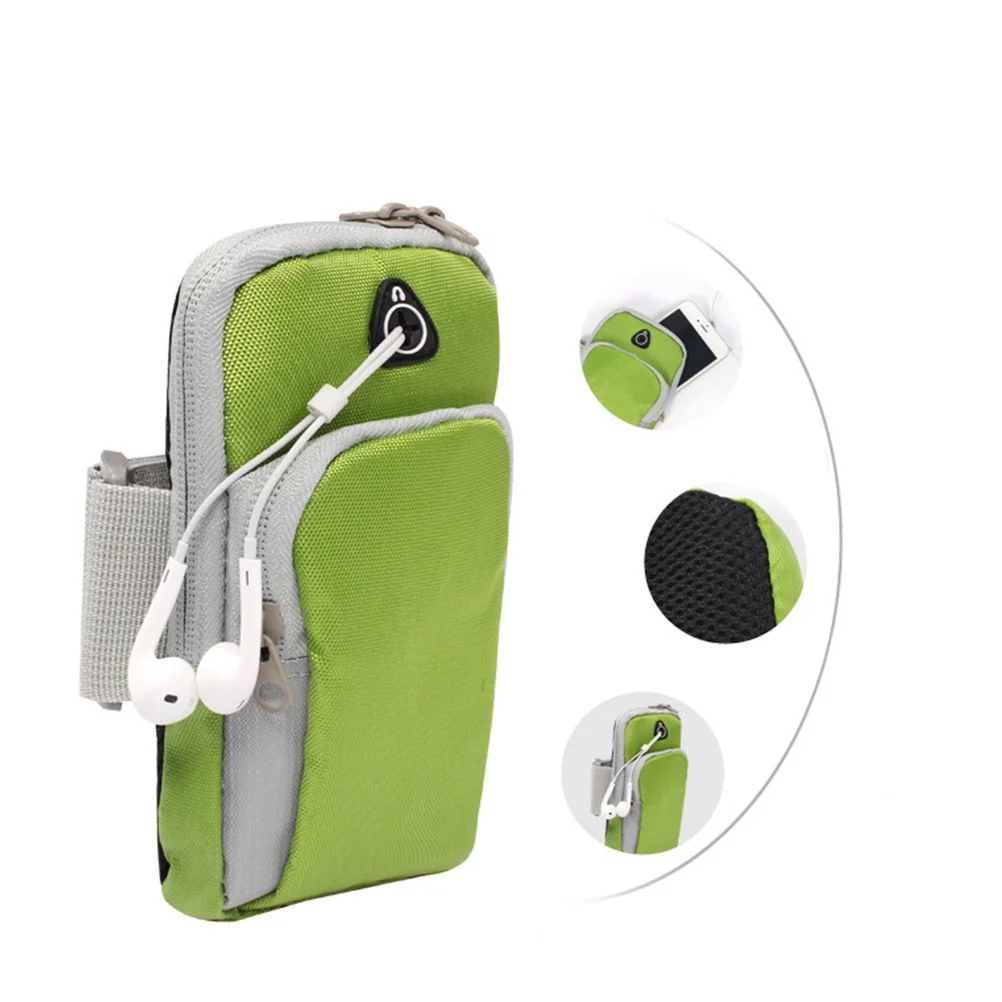 

1Pcs Sports Armbag Waterproof Running Phone Holder Large Size Reflective Stripe Outdoor Fitness Climbing Exercise Accessories