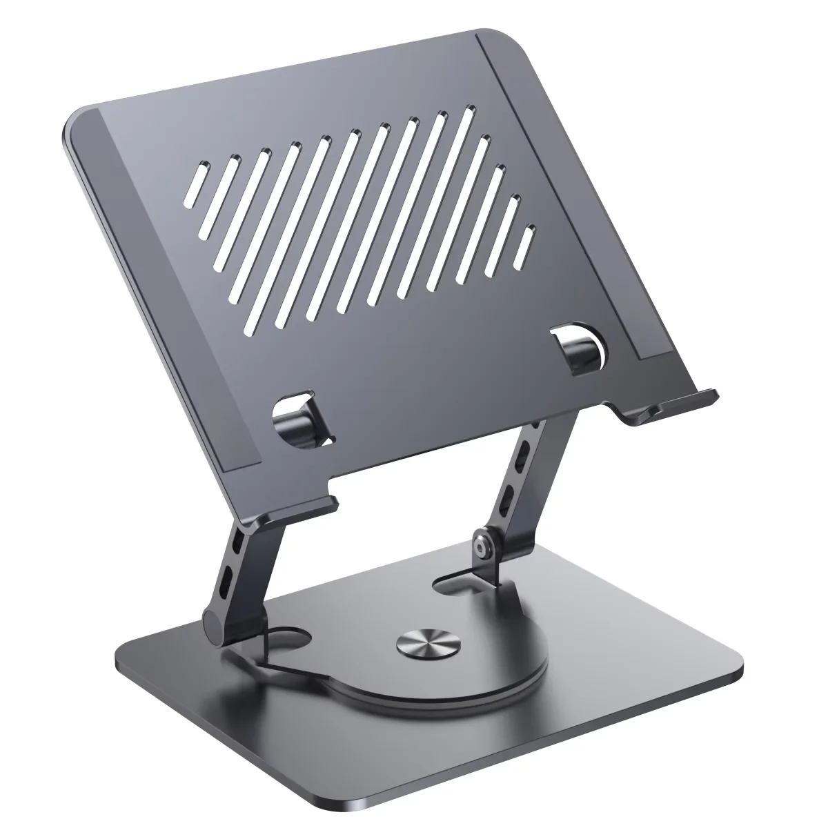 

iDock Ergonomic Height Multi-Angle Adjustable Folding 360 Degree Rotation Tablet Stand for iPad Holder