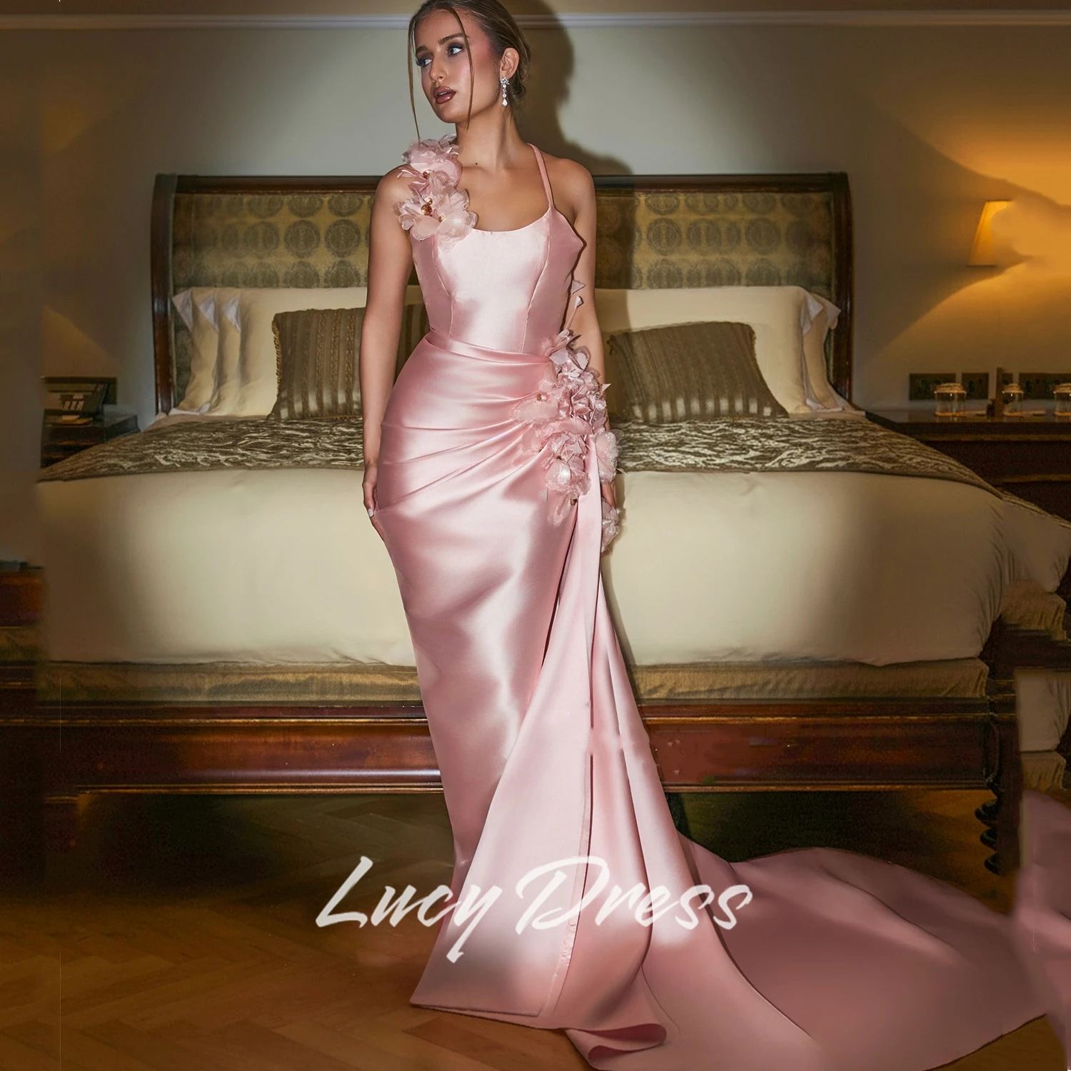 

Lucy Свадебные платья по индивидуальному заказу Роскошные вечерние платья для свадебных гостей Элегантное платье для особых случаев Платья для выпускного вечера