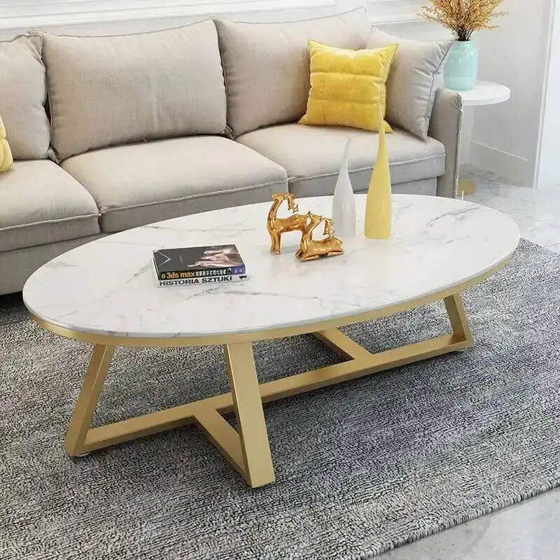 

Tables Marble Oval Aesthetic Modern Luxury Coffee Design Living Room Side Table Nordic White Mesa Centro Salon Bedroom Furniture