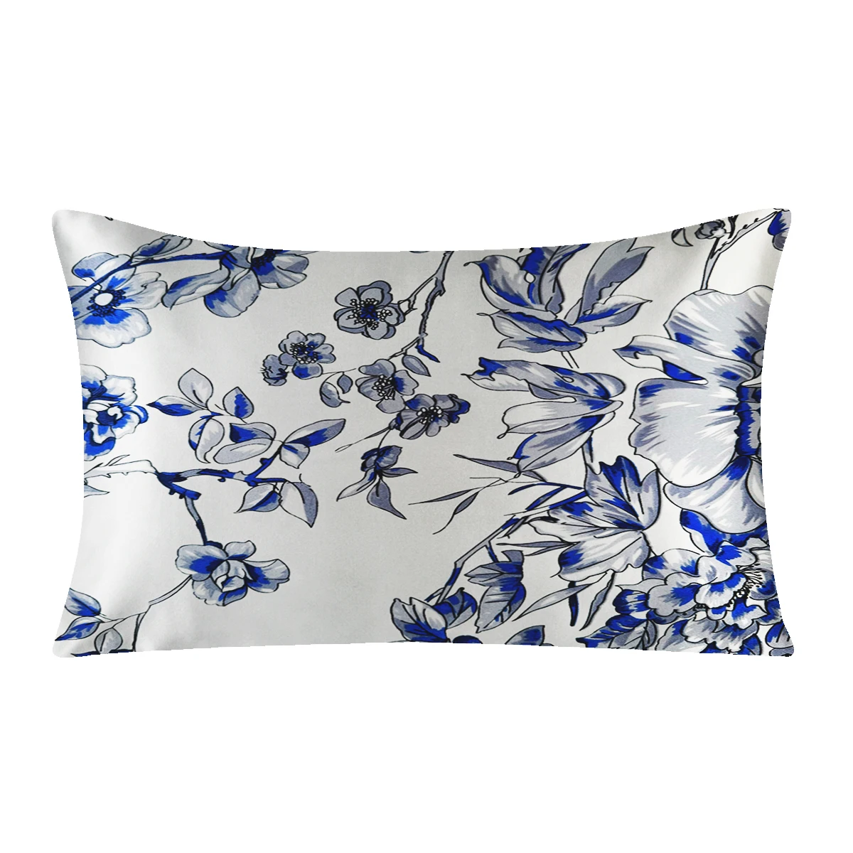 Multi Color Sizes Bedroom Simple Style Silk Printed Comfortable and Breathable Mulberry Silk Pillowcase