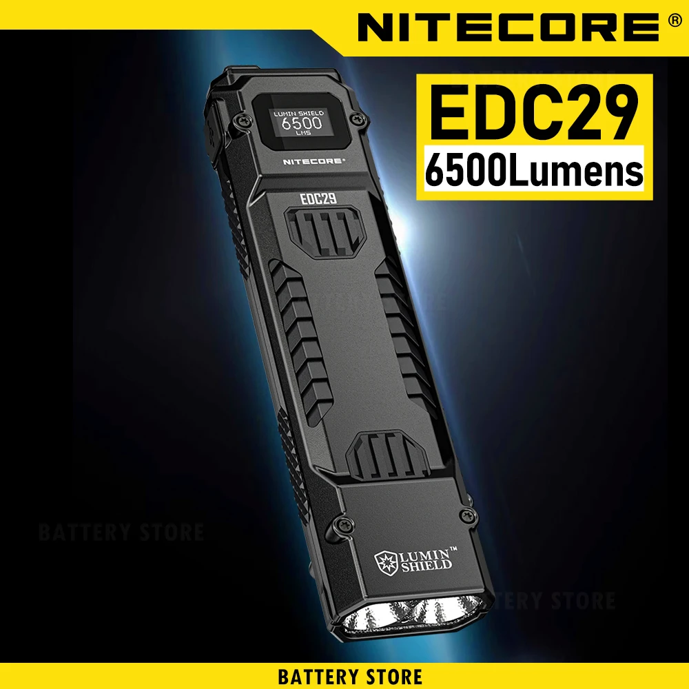 Original NITECORE EDC29 flashlight portable light Pocket Light EDC Key Light Keychain Flashlight Camping torch hiking lantern