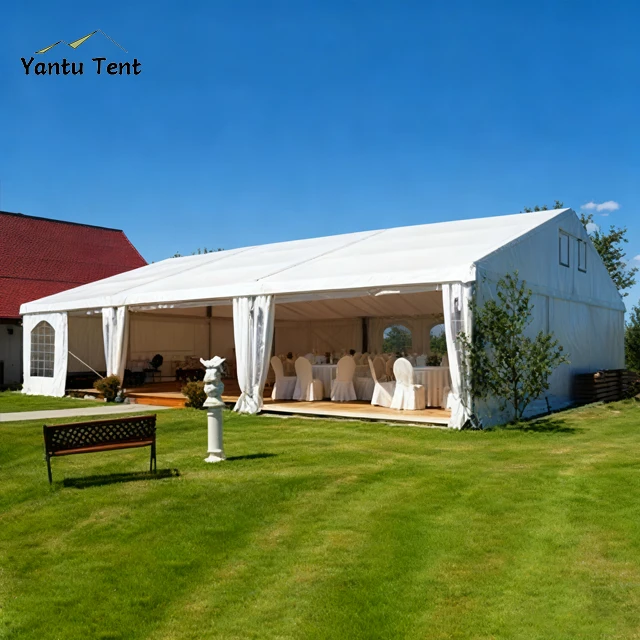 Professional Heavy Duty Customizable Outdoor Event Tent For Trade Shows & Resorts Commercial Grade PVC Aluminum Frame Premium