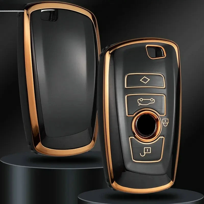 TPU Car Remote Key Case Cover Shell Fob For BMW 1 3 5 7 Series X1 X3 X4 X5 F10 F20 F30 F18 F25 M3 M4 E34 E36 Keyless Accessories
