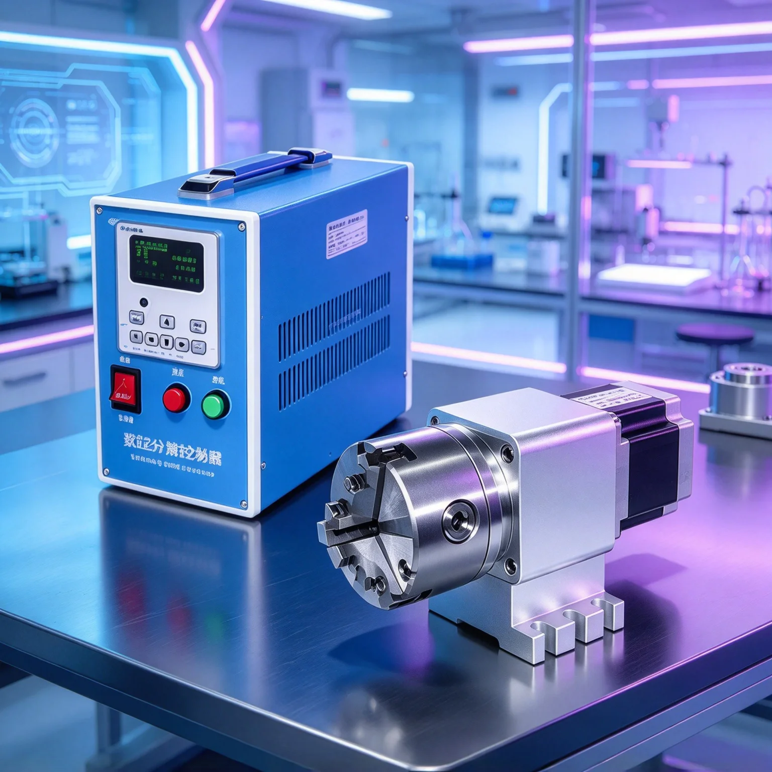 Planetary Gearbox Planetary Gear 4th Rotary Axis 100mm 3-Jaws Chuck A Axis Speed Reducing Ratio 10:1 86mm Motor Nema34