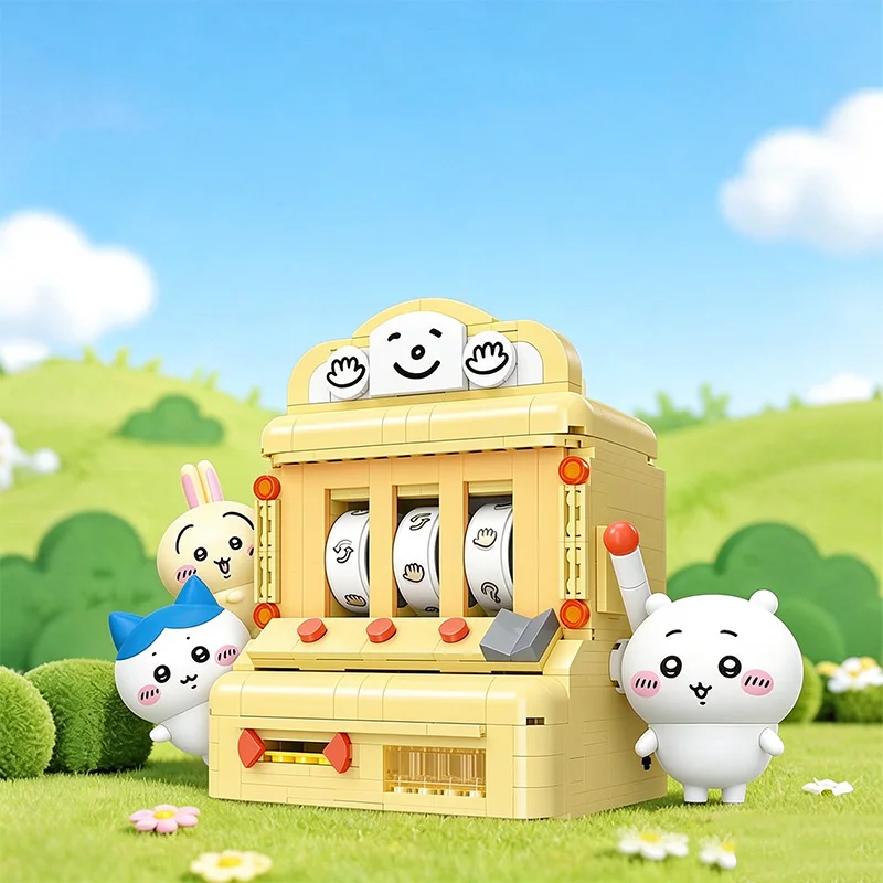 Chiikawa Building Blocks Kawaii Hachiware Usagi Student Toys Ins Korean Style Cartoon Animation Friend Birthday Gift