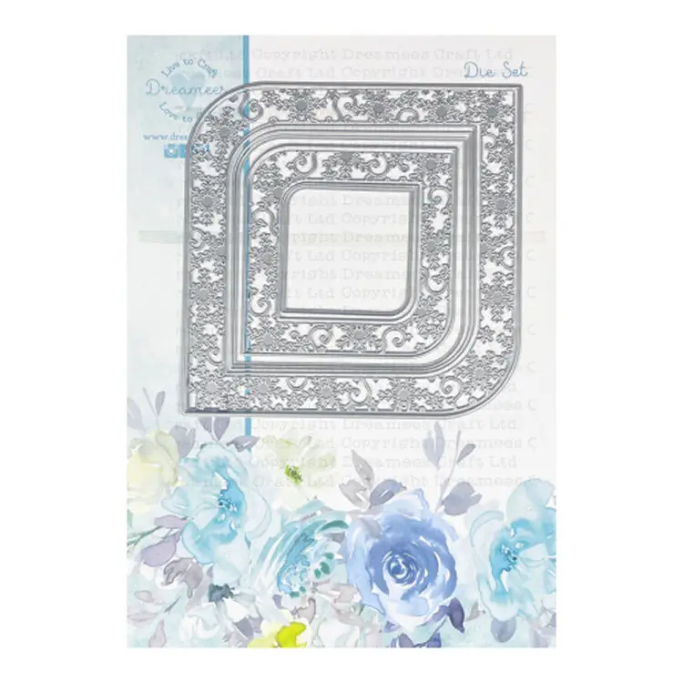 July 2026 New Dreamees Christmas Die Cuts & Clear Stamps Craft Bundle Metal Cutting Dies for DIY Handmade Photo Album Scrapbook