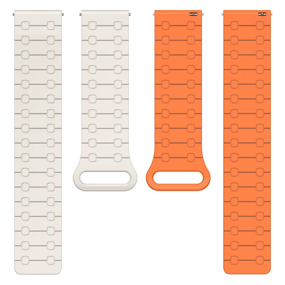 22mm Magnetic Silicone Watch Strap For Zeblaze Stratos 2 Ultra Bracelet for Zeblaze Vibe 7 Pro/Btalk 3 Pro/Plus Band Accessories