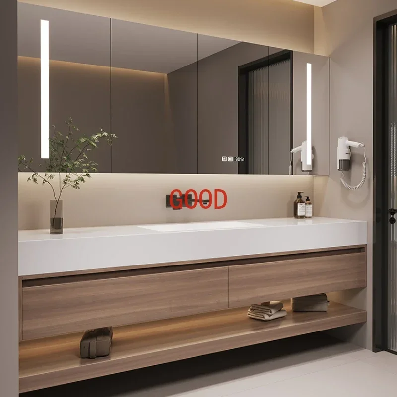 Toilet Bathroom Cabinets Open Luxury Mirror Storage Cabinet Modern Corner Shelf Medicine Badkamer Kast Bathroom Furniture TD50BC