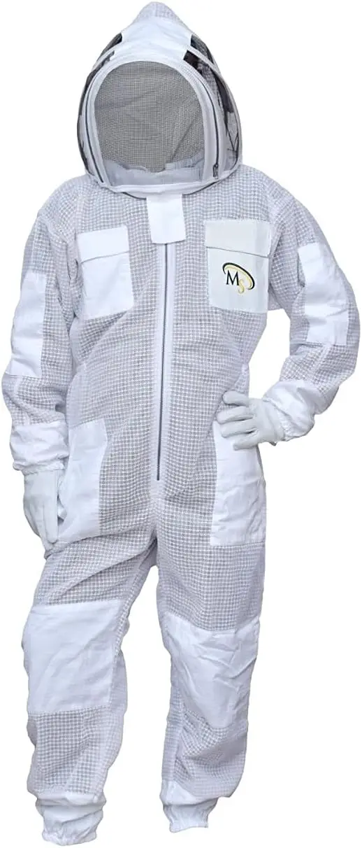 Bee protective clothing, beekeeping stab-proof full body protective clothing, breathable insect-proof overalls
