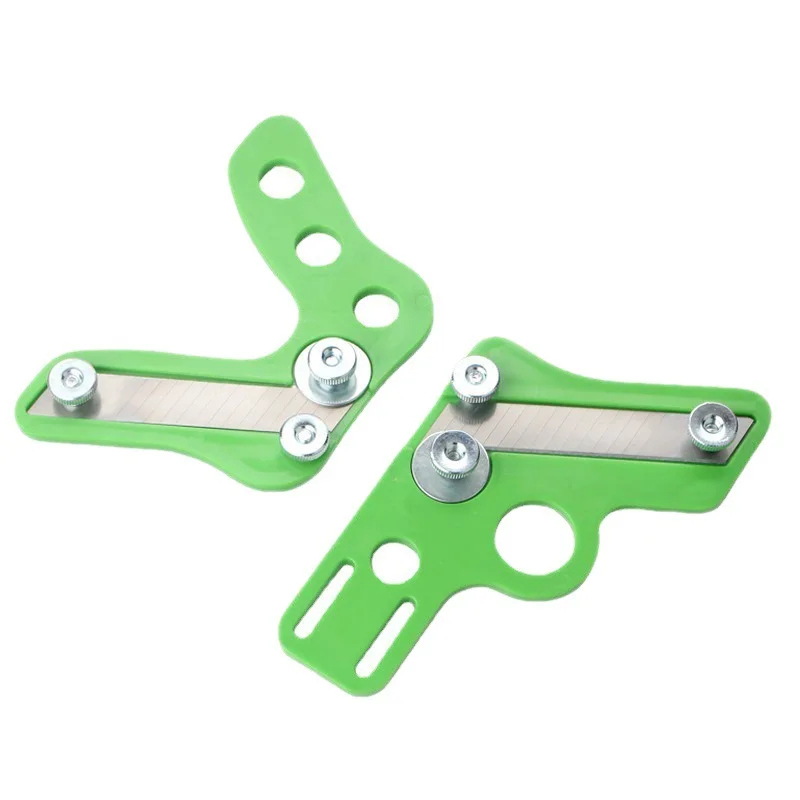 1PC Edge Band Trimmer Woodworking Manual Trimmer PVC Strip Gypsum Board Scraper Right Angle Rounded Arc Trimmer