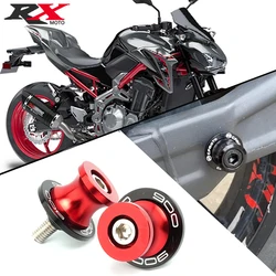 2024 New Fit For KAWASAKI Z900 Z 900 900RS Z900RS ABS Accessories Aluminum Swingarm Spools Slider Rear Stand Screws With Logo