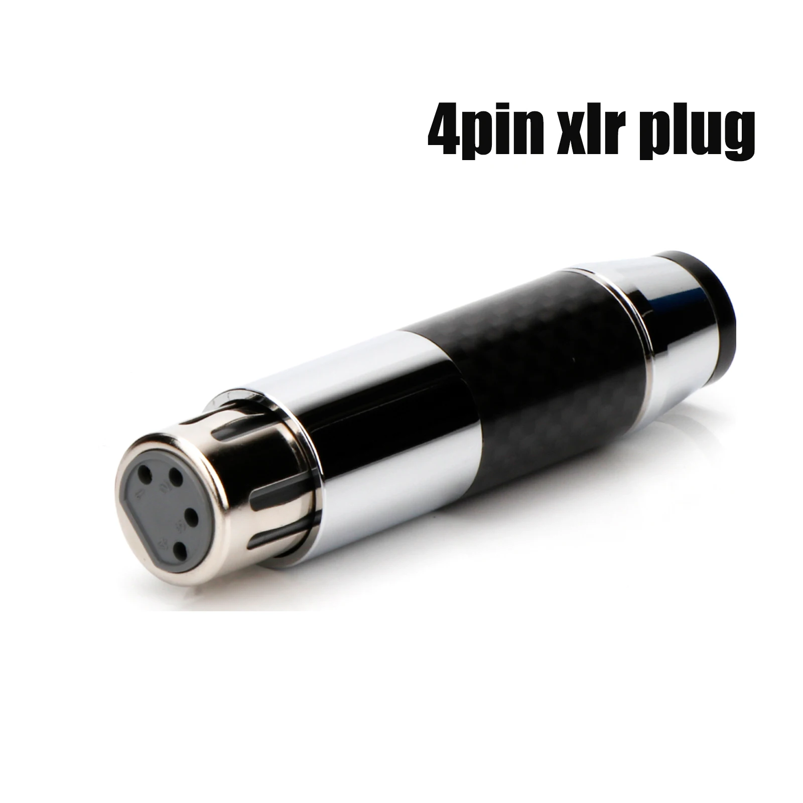 4 دبوس XLR موصل مدفع التوصيل xlr محول HIFI Mic Jack XLR كابل التوازن سماعة محول المتكلم