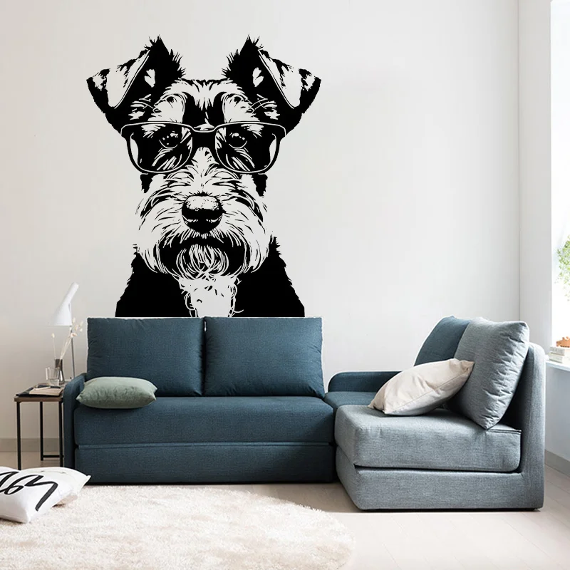 Hipster pies fototapeta Vinyl ozdoby do dekoracji wnętrz do salonu łazienka Salon pielęgnacji zwierząt domowych sklep zoologiczny naklejka znaku okno malowidła Z578