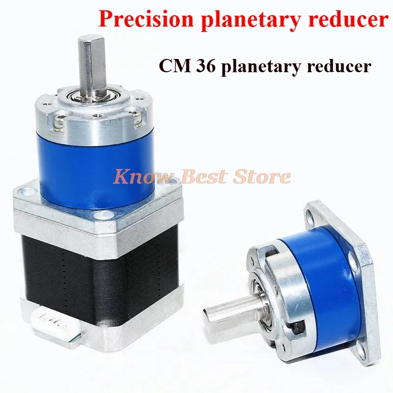 

1PCS 42mm Planetary Gear Reducer Input 5mm For Nema17 Stepper Motor 36MM Planetary Motor Reducer Gearbox