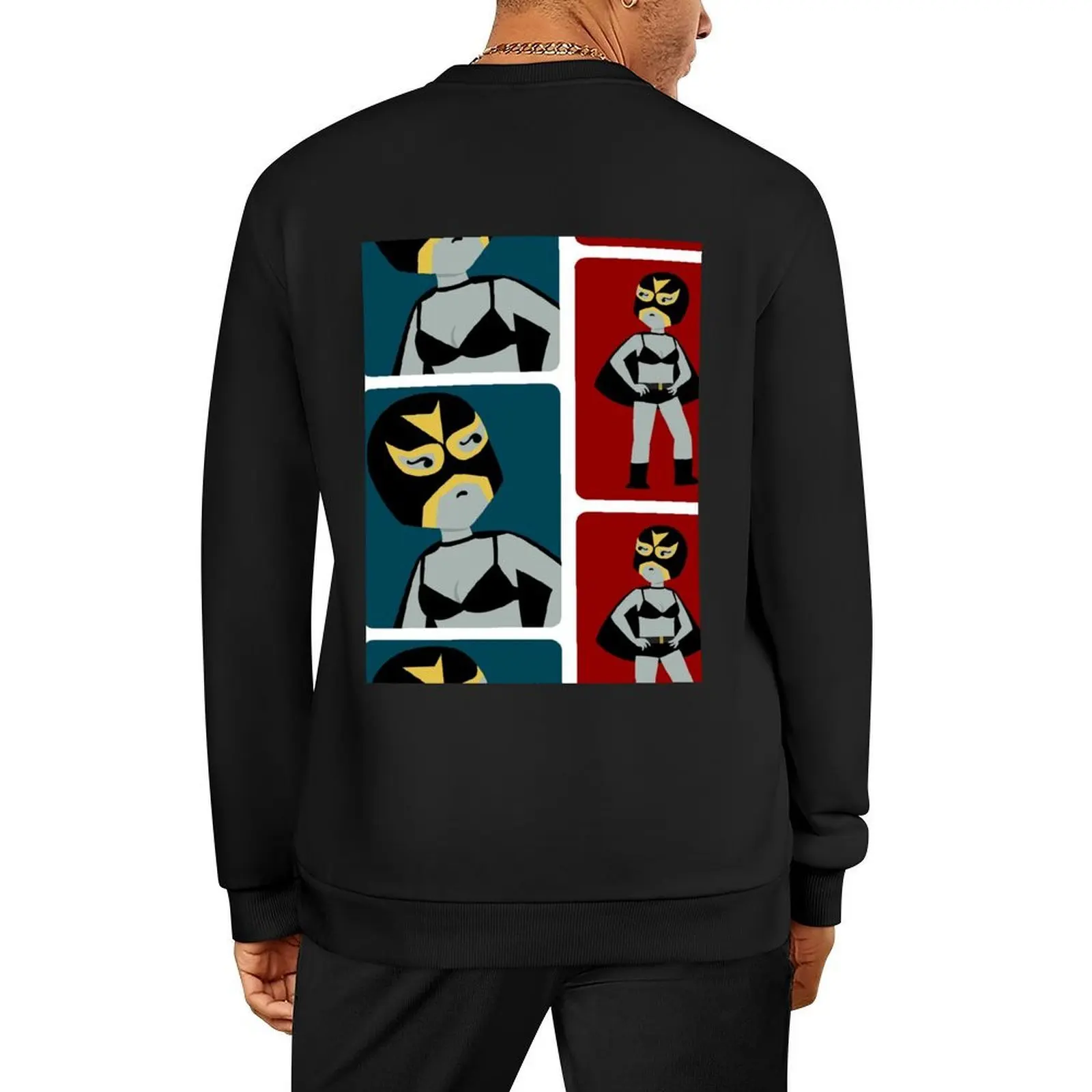 The Luchadora Pullover autumn tracksuit men tracksuits men's winter sweater graphic sweatshirts