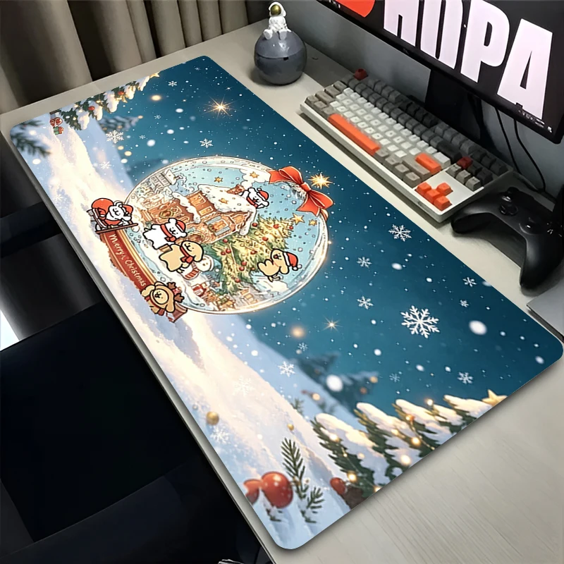 Popular Mouse Pad Computer Gaming Accessories Cute Line Puppy Office Desk Mat Large Mousepads kawaii Keyboard Pad For Best Gift