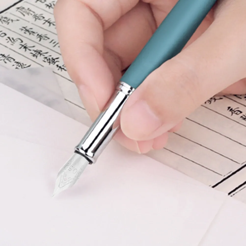 60Pcs Fountain Pen Tips Stainless Steel Calligraphy Nibs Wear Resistant Smooth Flowing Writing Nibs for Lettering Practice Art
