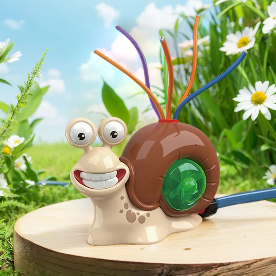 Aspersor De Agua Eléctrico En Forma De Caracol – Juguete Para Exteriores Con Gran Capacidad, Multifuncional, Ideal Para Juegos De Agua En Verano, Piscina Y Jardín