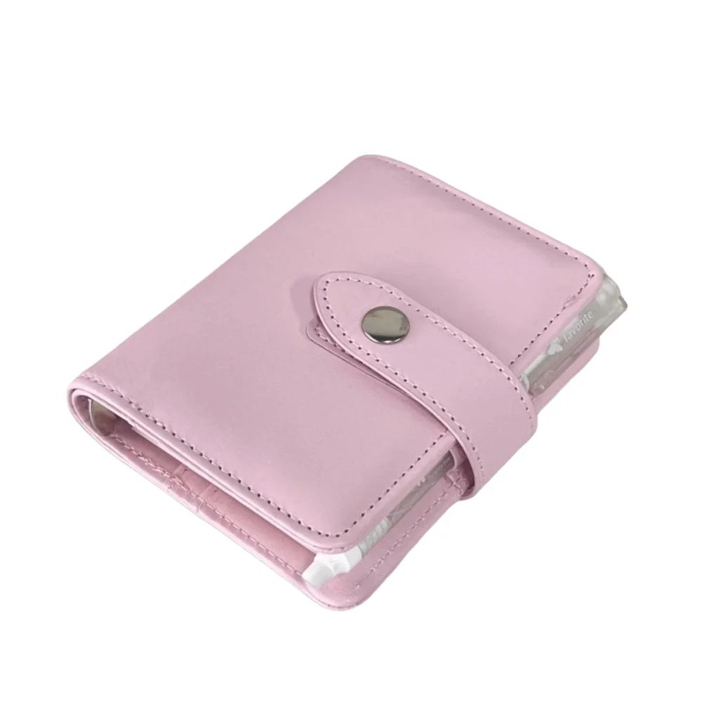 New PU Leather Leather Handbook Detachable Design 5-Hole Filler Loose-leaf Shell Refillable Removable Shell for Carry-on Pockets