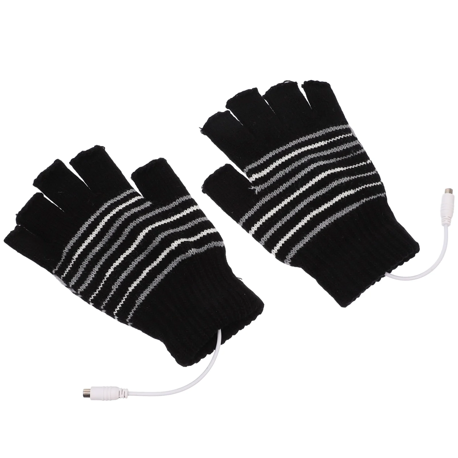 

USB Heated Gloves for Men Unisex Laptop Heating Electric Winter Yarn Woolen Hands Warmer Man Thermal