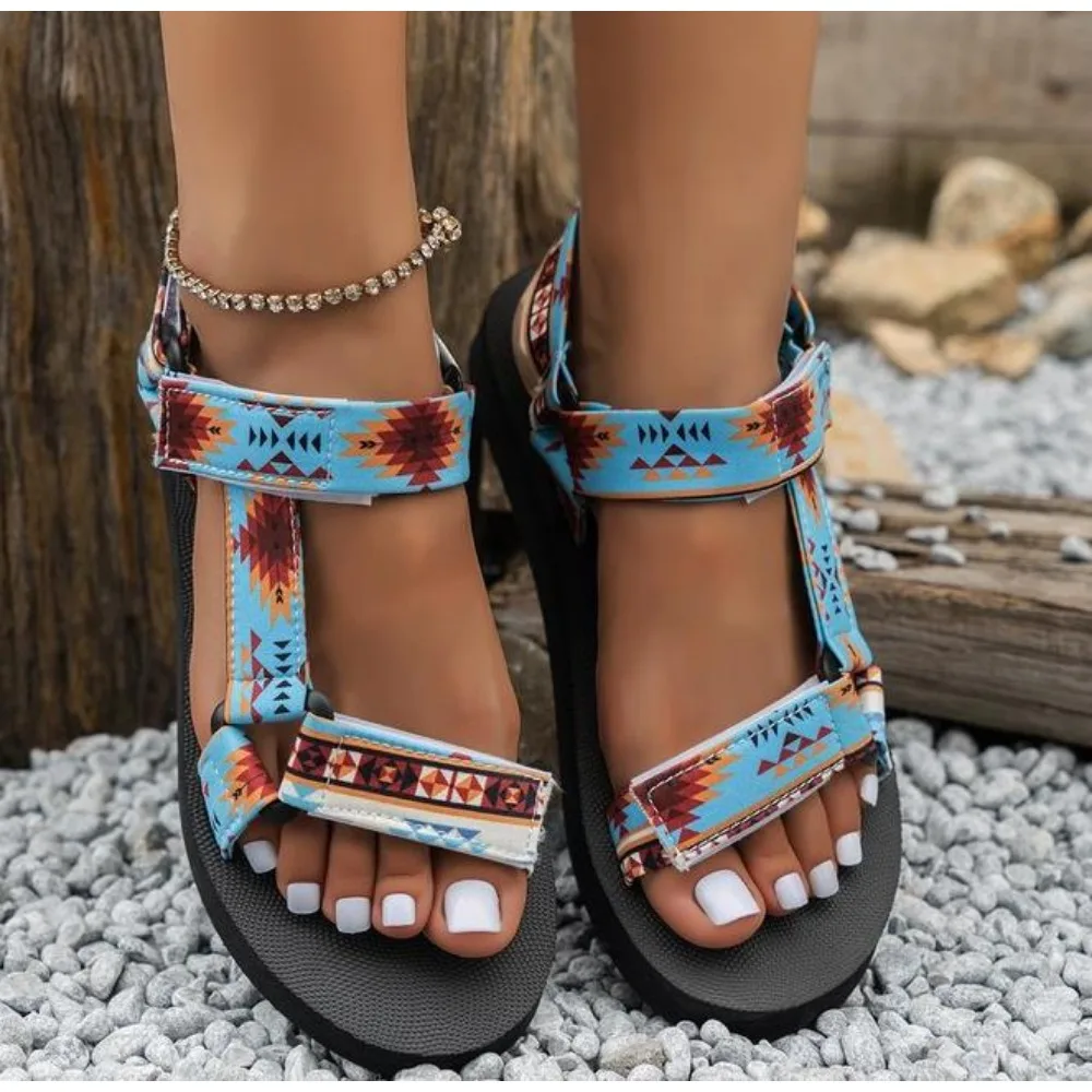 Summer Platform Flat Sandals Women 2024 Light Non-slip Beach Shoes Cute Rope Sandals for Women Comfort Gladiator Sandalias Mujer