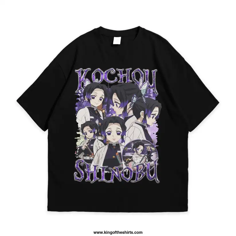 Футболка Аніме Demon Slayer - Kochou Shinobu unisex man shirt