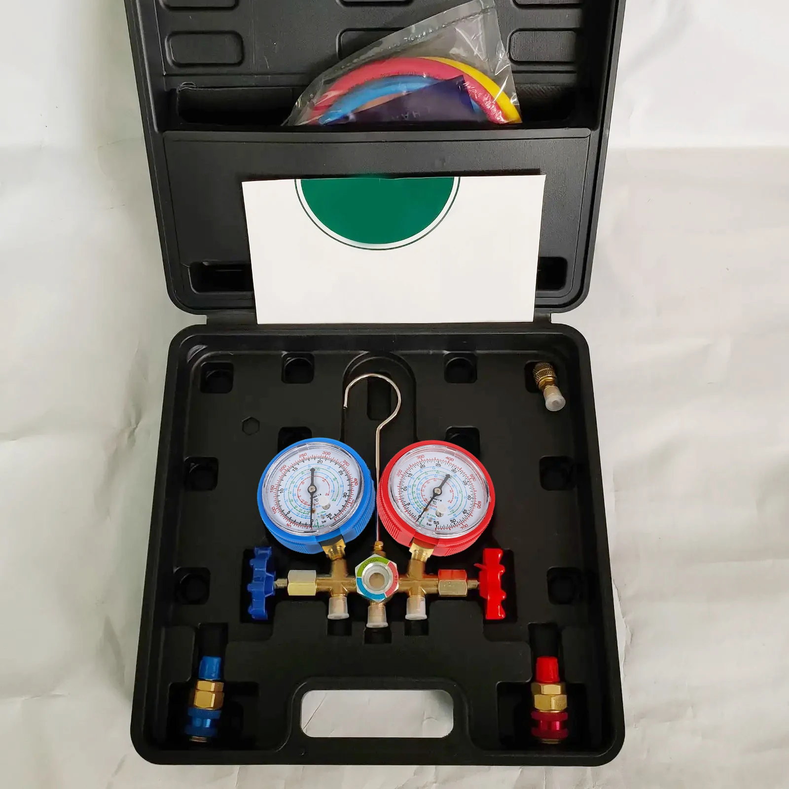 

Car Air Conditioning Repair Tools Pressure Gauge Refrigerant Charge Gauges Test Kit Meter Low High Pressure Manifold Gauges
