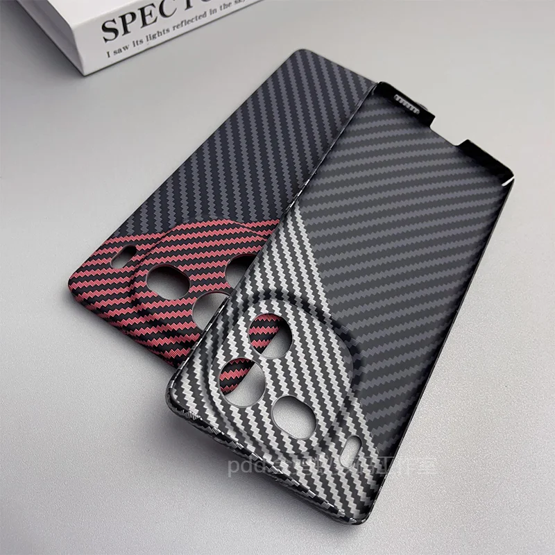 Cover For IQOO 12 Case PC Carbon Fiber Texture Pattern Matte Hard Phone Case For Vivo Iqoo 12 12Pro 11 11S Slim Thin Bumper