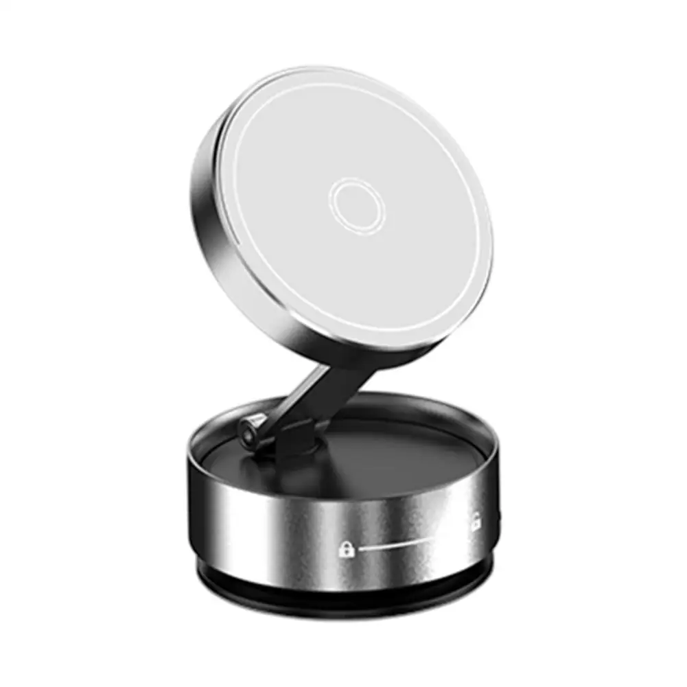 حامل هاتف مفرغ مغناطيسي 360 درجة مع تصميم دوار للسيارات والأسطح المنزلية يقدم تركيب آمن وقابل للتعديل #2
