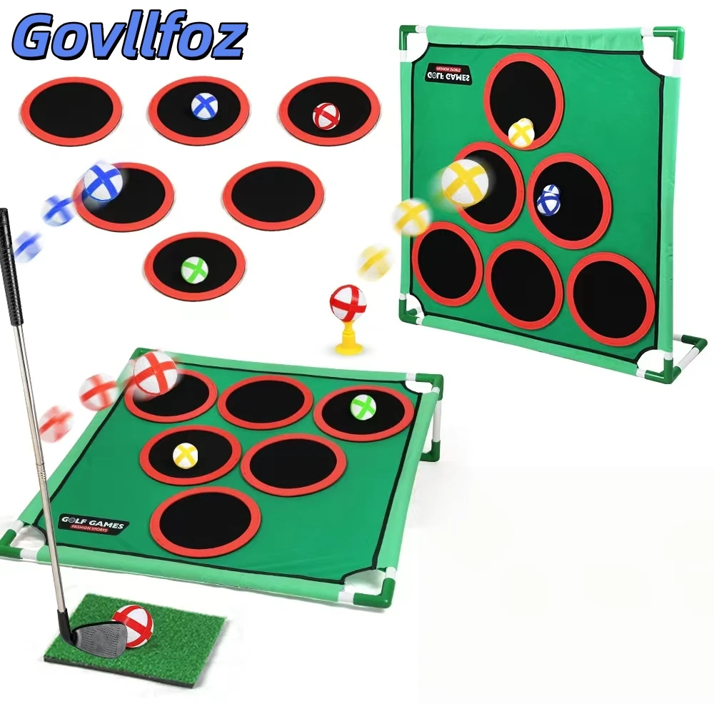 golf-game-play-set-golf-chipping-game-cornhole-game-with-balls-portable-putting-mat-putter-indoor-outdoor-putter-target-golfers