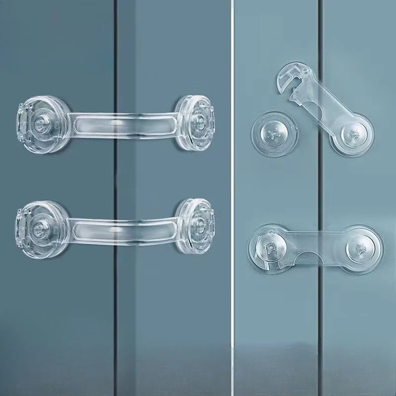 

6 шт., замки для детского шкафа, ремень для ящика, детский антиоткрывающий замок для холодильника, защитная пряжка для дома, Рождественский подарок