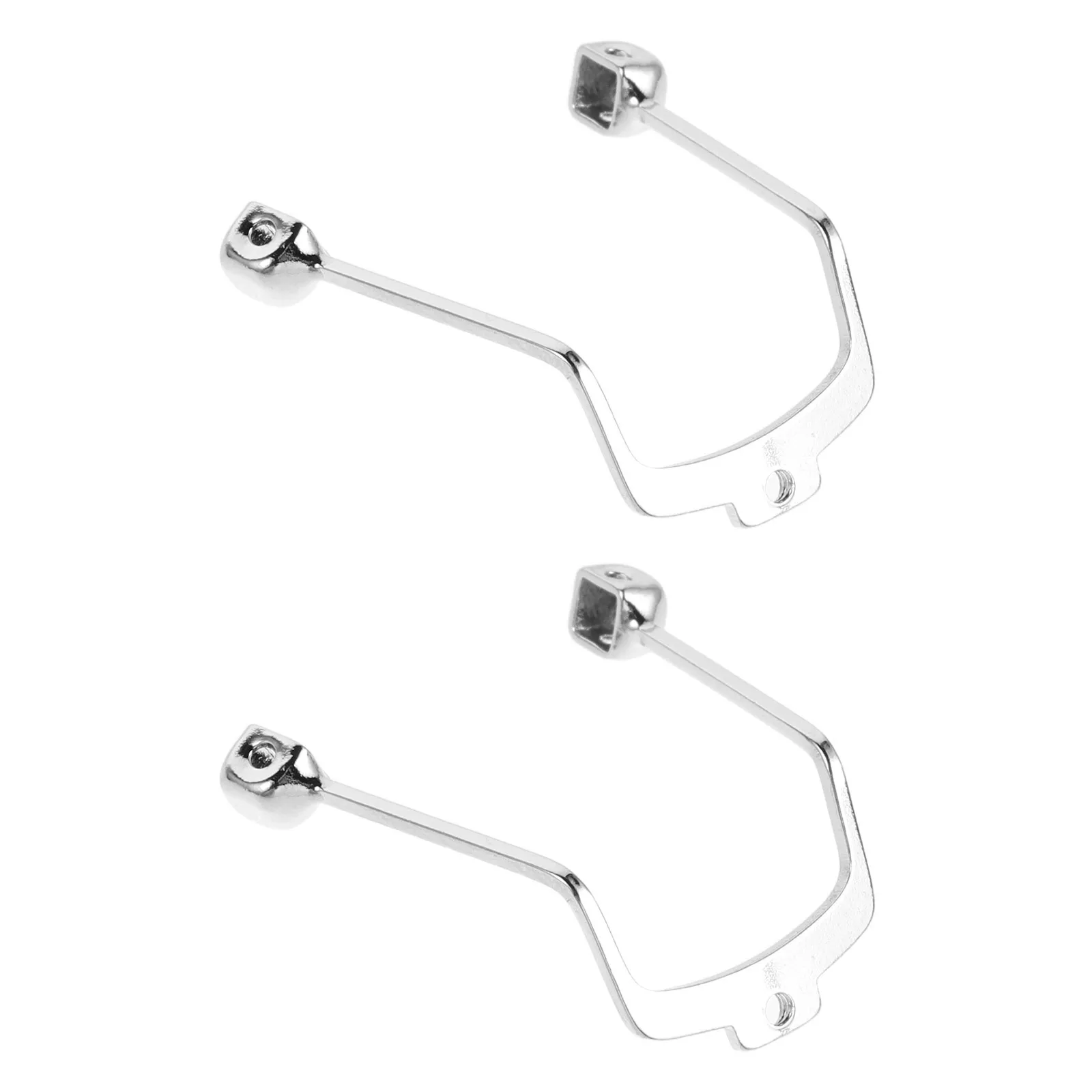 

2Pcs Nose Pad Bracket Metal Replacement Saddle Design Comfortable Anti-Slip Eyeglass Support DIY Adjustable for Adult Eyewear